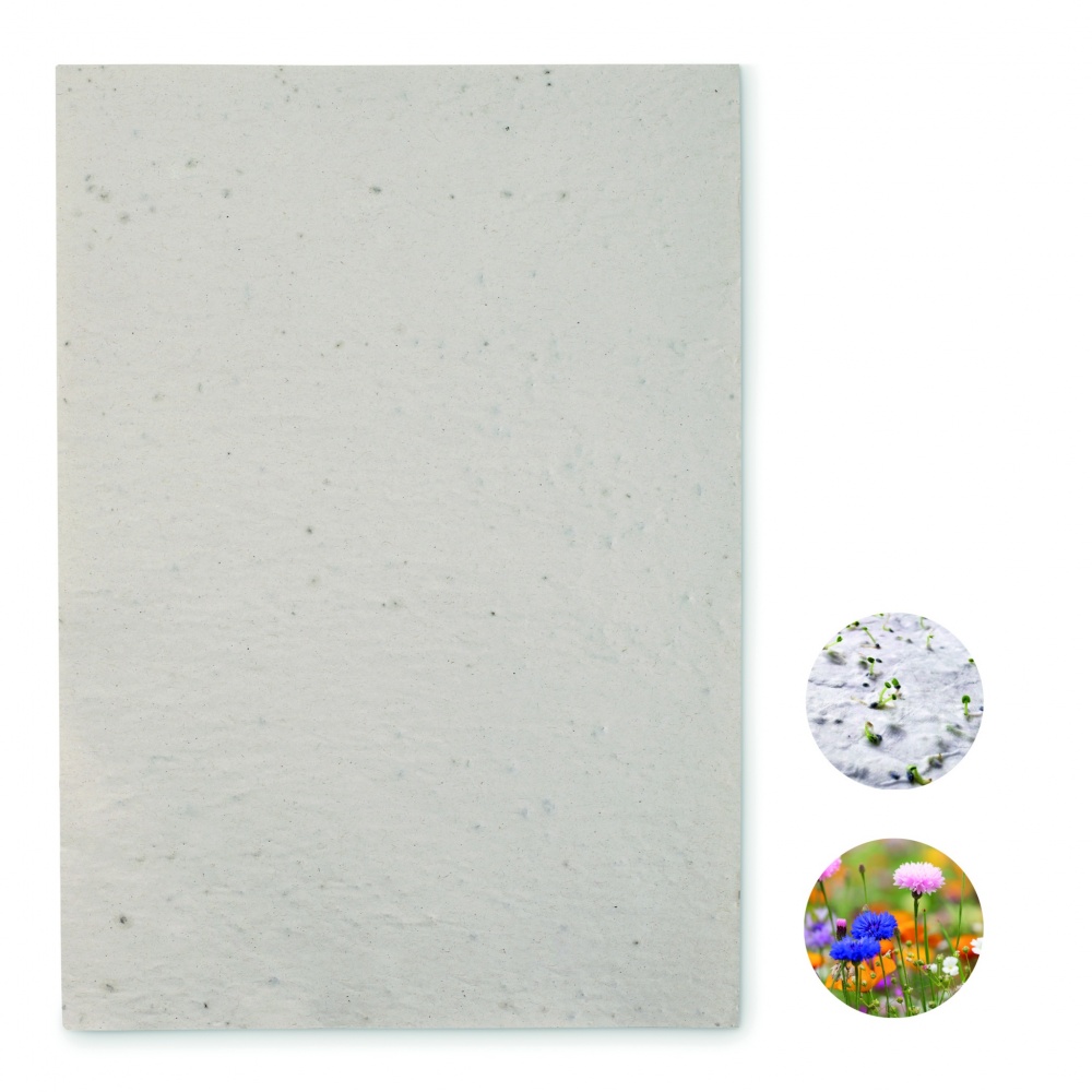 Logotrade promotional giveaway image of: A4 wildflower seed paper sheet